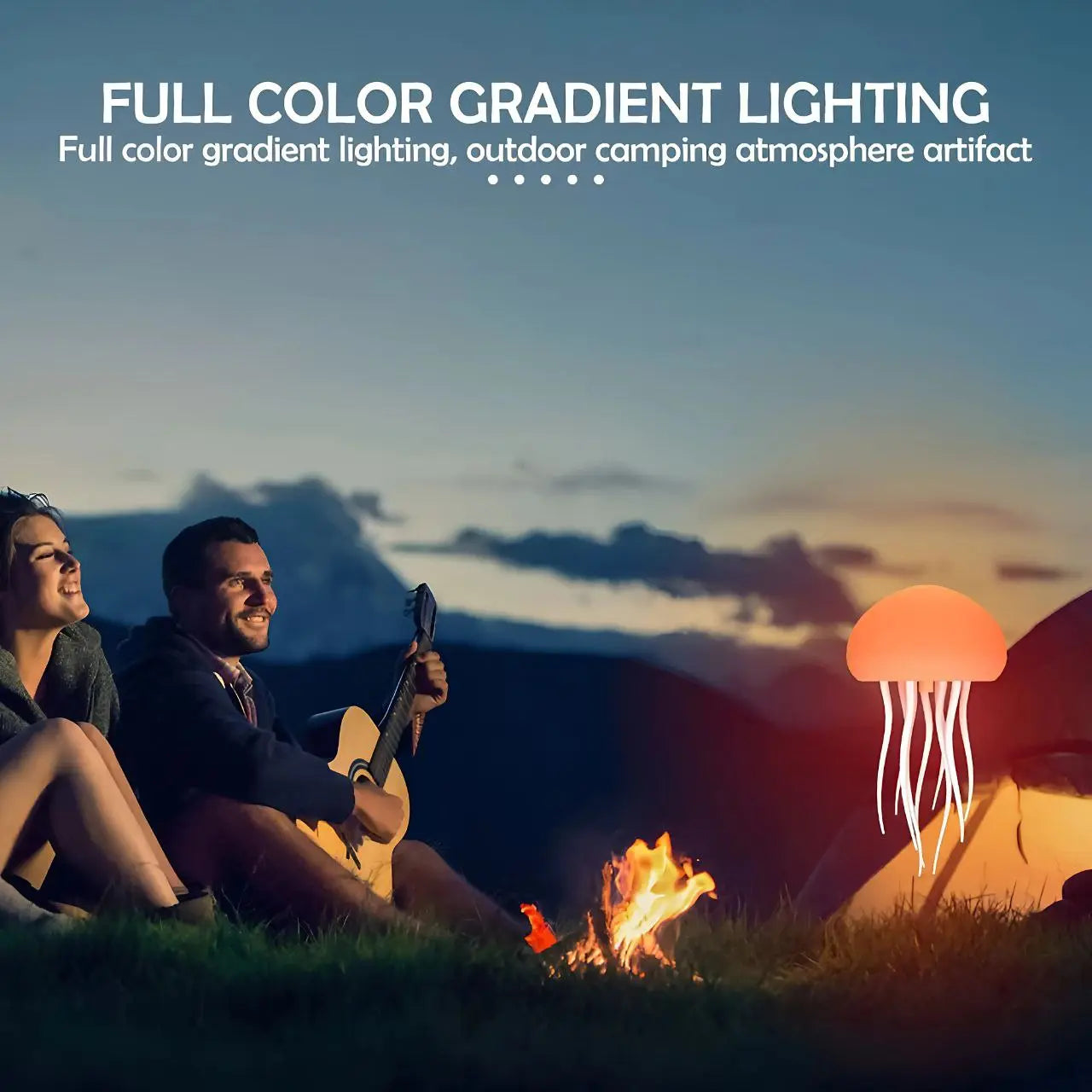 JellyGlow – Jellyfish RGB Night Lamp
