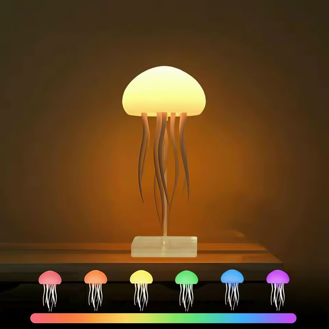 JellyGlow – Jellyfish RGB Night Lamp